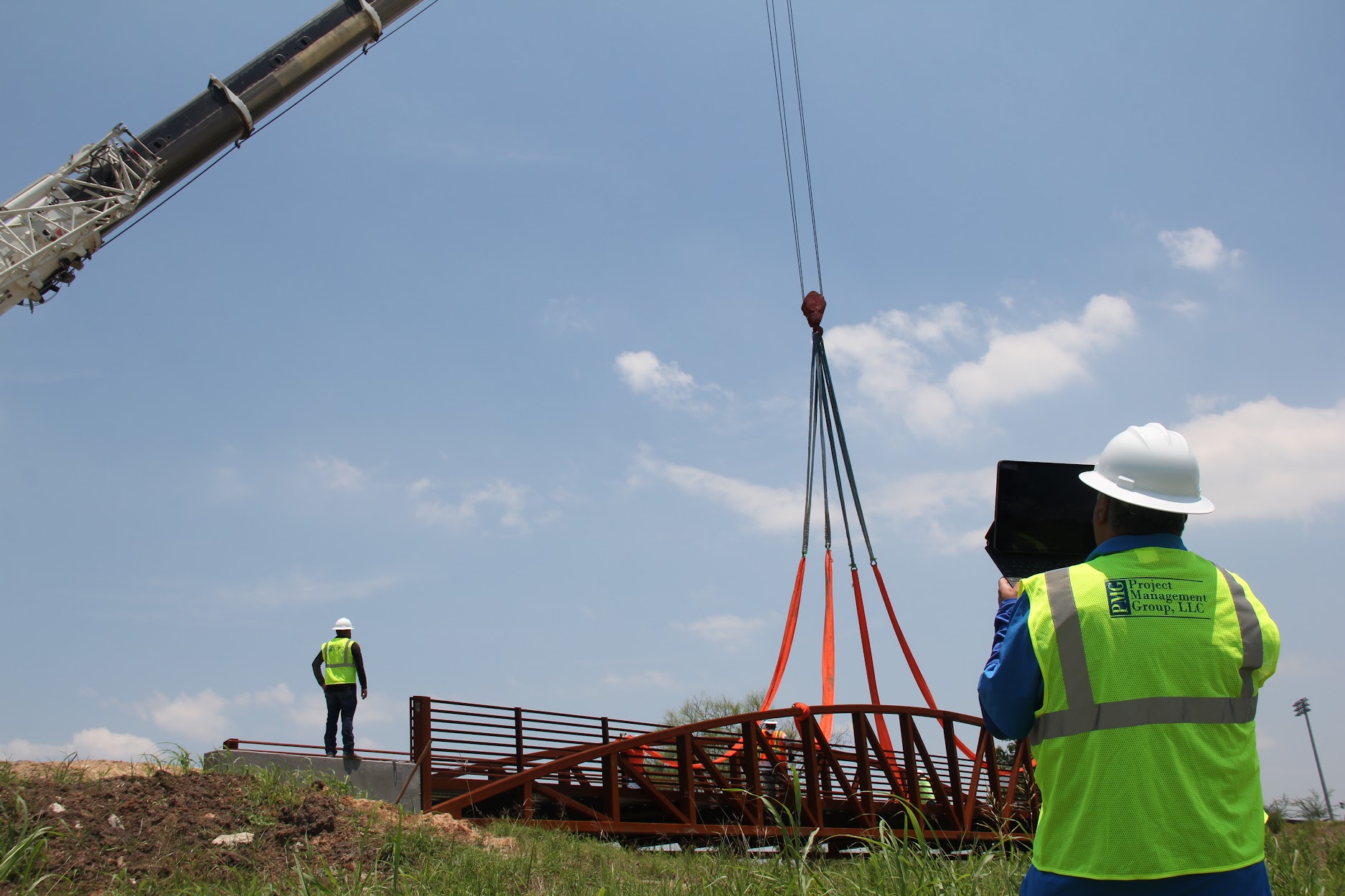 Bridge beam installation